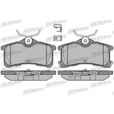 AC992581D AC Delco Комплект тормозных колодок, дисковый тормоз