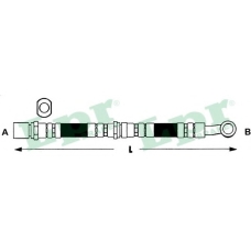 6T48082 LPR Тормозной шланг