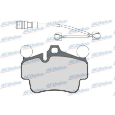 AC0581559AD AC Delco Комплект тормозных колодок, дисковый тормоз