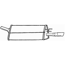 40654 SIGAM Глушитель выхлопных газов конечный