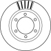 562168B BENDIX Тормозной диск