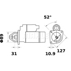 MS 308 MAHLE Стартер