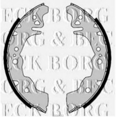 BBS6402 BORG & BECK Комплект тормозных колодок