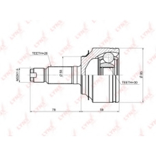 CO3649 LYNX Co-3649 шрус наружный honda civic(fn/fk) 1.4-1.8 06]