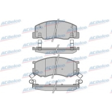 AC0581021D AC Delco Комплект тормозных колодок, дисковый тормоз