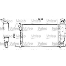 730368 VALEO Радиатор, охлаждение двигателя