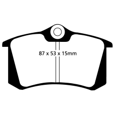 DP4680R EBC Brakes Колодки тормозные