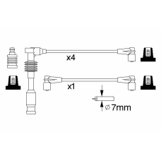 0 986 357 227 BOSCH Комплект проводов зажигания
