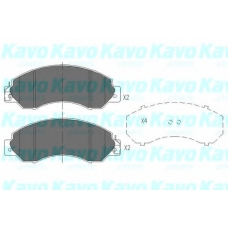 KBP-6592 KAVO PARTS Комплект тормозных колодок, дисковый тормоз