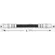 T 86 018 BREMBO Тормозной шланг