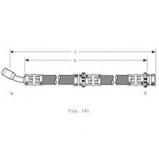 PHD198 TRW Тормозной шланг