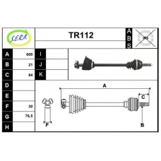TR112 SERA Приводной вал