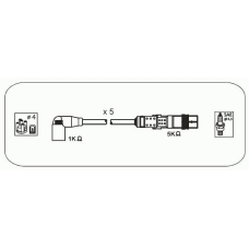 ABM81 JANMOR Комплект проводов зажигания