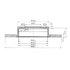 BDC3803BD QUINTON HAZELL Тормозной диск