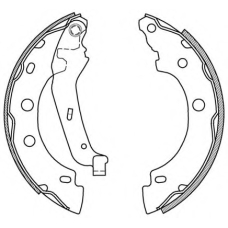 BSA2012.00 OPEN PARTS Комплект тормозных колодок