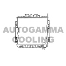 100568 AUTOGAMMA Радиатор, охлаждение двигателя