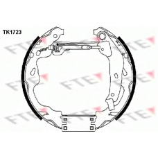 TK1723 FTE Комплект тормозных колодок